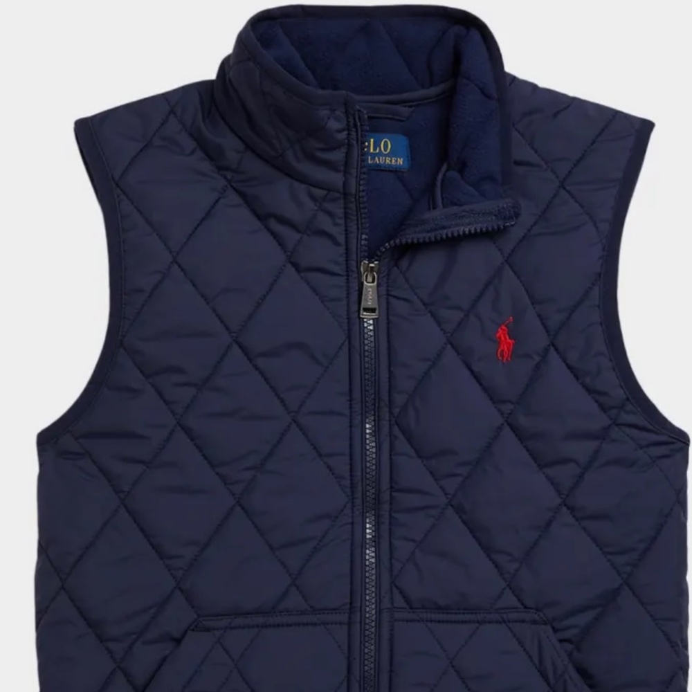 Ralph Lauren Childrenswear Boy's Henson Water-Repellent Quilted Vest, Size M